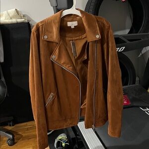 Loft Suede Moto Jacket